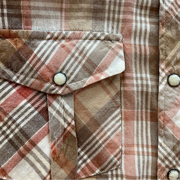 Vintage Pearl Snap Western Shirt - Picture 3 of 6